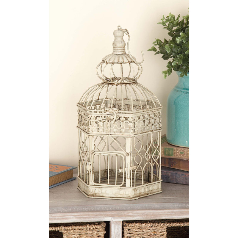 Lark Manor 2 Piece Metal Decorative Bird Cage Set & Reviews Wayfair